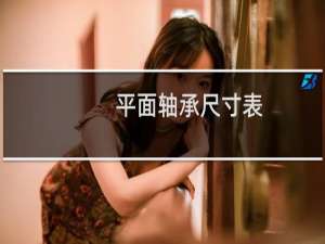 平面轴承尺寸表