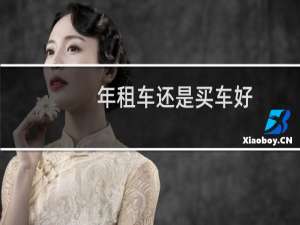 年租车还是买车好