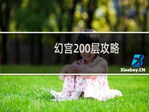 幻宫200层攻略