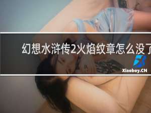幻想水浒传2火焰纹章怎么没了
