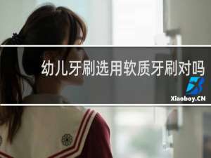 幼儿牙刷选用软质牙刷对吗