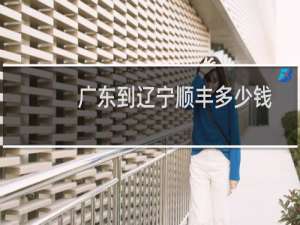 广东到辽宁顺丰多少钱