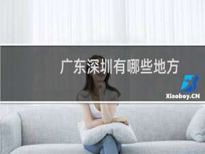 广东深圳有哪些地方