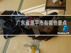 广东省恩平市有哪些景点