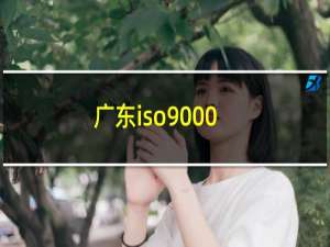 广东iso9000