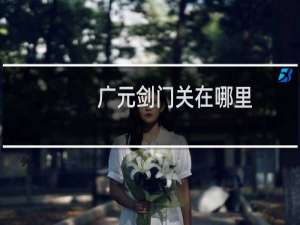 广元剑门关在哪里