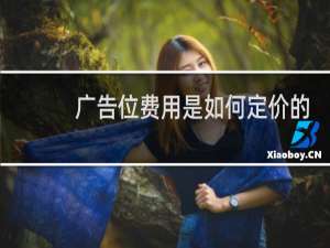 广告位费用是如何定价的