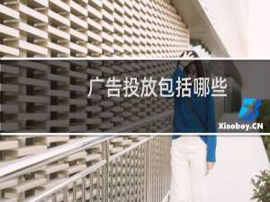广告投放包括哪些