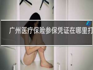 广州医疗保险参保凭证在哪里打印