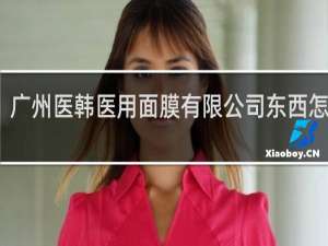 广州医韩医用面膜有限公司东西怎么样