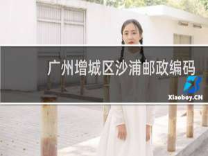 广州增城区沙浦邮政编码是多少