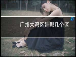 广州大湾区是哪几个区