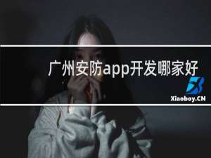 广州安防app开发哪家好