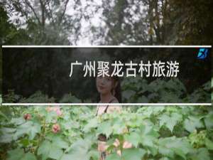 广州聚龙古村旅游