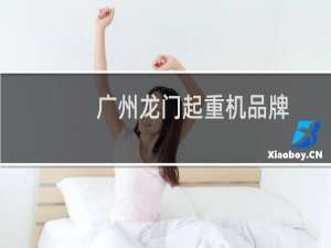 广州龙门起重机品牌