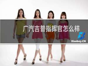 广汽吉普指挥官怎么样