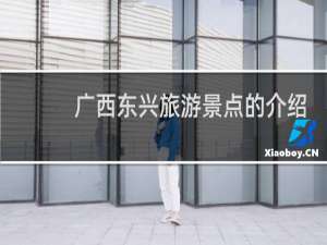 广西东兴旅游景点的介绍