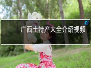 广西土特产大全介绍视频