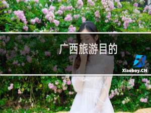 广西旅游目的