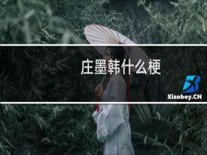 庄墨韩什么梗