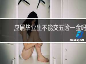 应届毕业生不能交五险一金吗