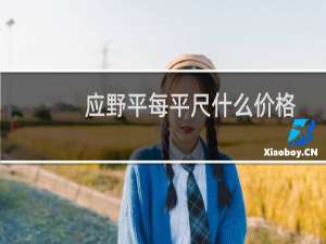 应野平每平尺什么价格