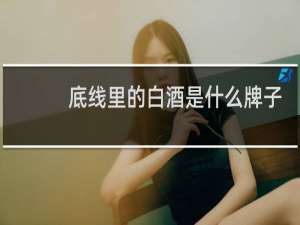 底线里的白酒是什么牌子