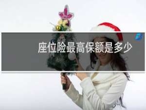 座位险最高保额是多少