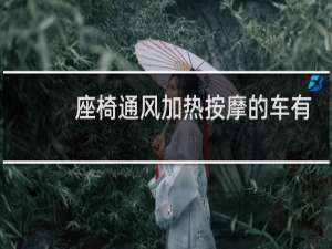 座椅通风加热按摩的车有哪些