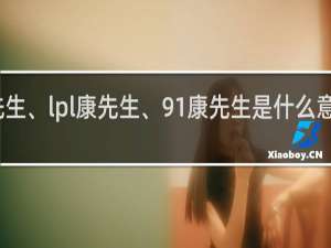 康先生、lpl康先生、91康先生是什么意思什么梗