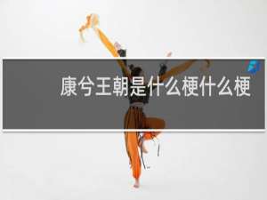 康兮王朝是什么梗什么梗