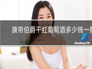康帝伯爵干红葡萄酒多少钱一瓶