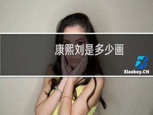 康熙刘是多少画
