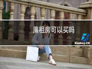 廉租房可以买吗