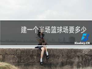 建一个半场篮球场要多少钱