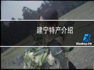 建宁特产介绍（三明建宁特产大全）