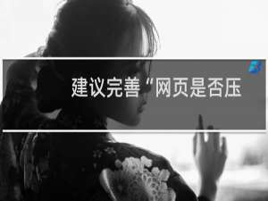 建议完善“网页是否压缩”的这个服务功能！