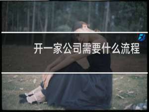 开一家公司需要什么流程