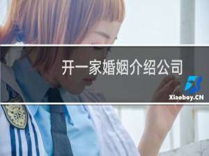 开一家婚姻介绍公司