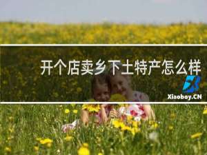 开个店卖乡下土特产怎么样