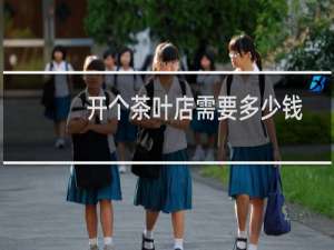 开个茶叶店需要多少钱