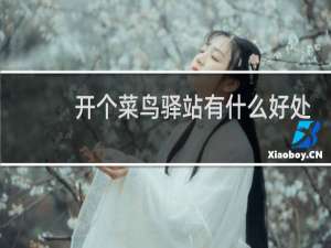 开个菜鸟驿站有什么好处