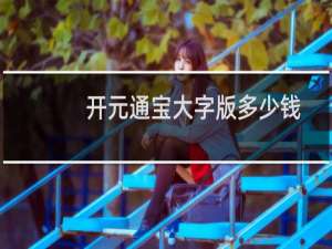 开元通宝大字版多少钱