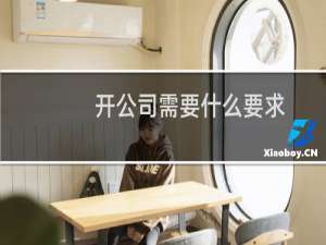 开公司需要什么要求
