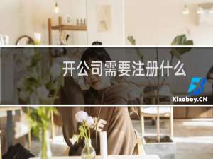 开公司需要注册什么