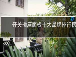 开关插座面板十大品牌排行榜