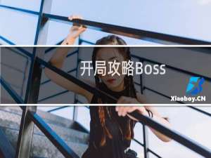 开局攻略Boss