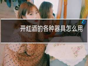 开红酒的各种器具怎么用