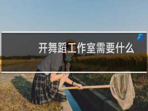 开舞蹈工作室需要什么