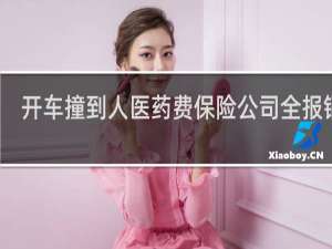 开车撞到人医药费保险公司全报销吗